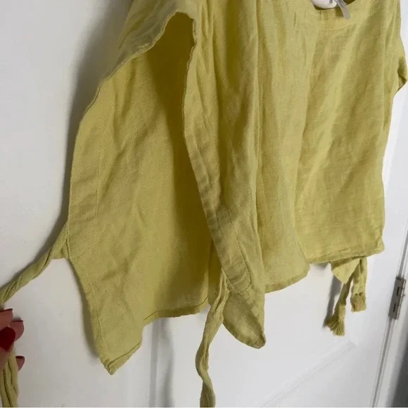 Free People Yellow Crop Top - Picture 3 of 5